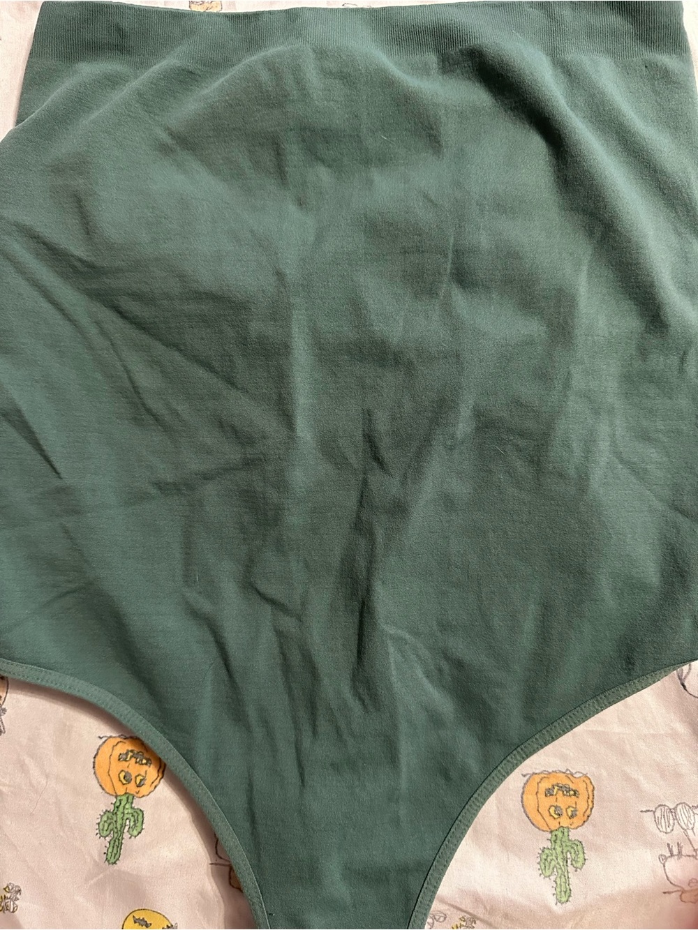 Free People Deep Green Seamless Bodysuit - NWT